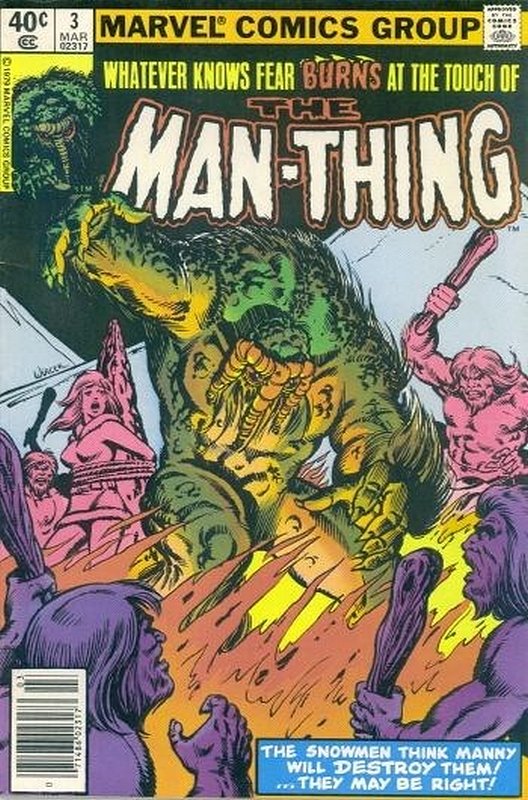 Cover of Man-Thing (Vol 2) #3. One of 250,000 Vintage American Comics on sale from Krypton!