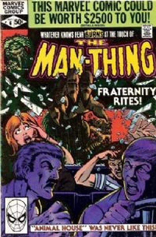 Cover of Man-Thing (Vol 2) #6. One of 250,000 Vintage American Comics on sale from Krypton!