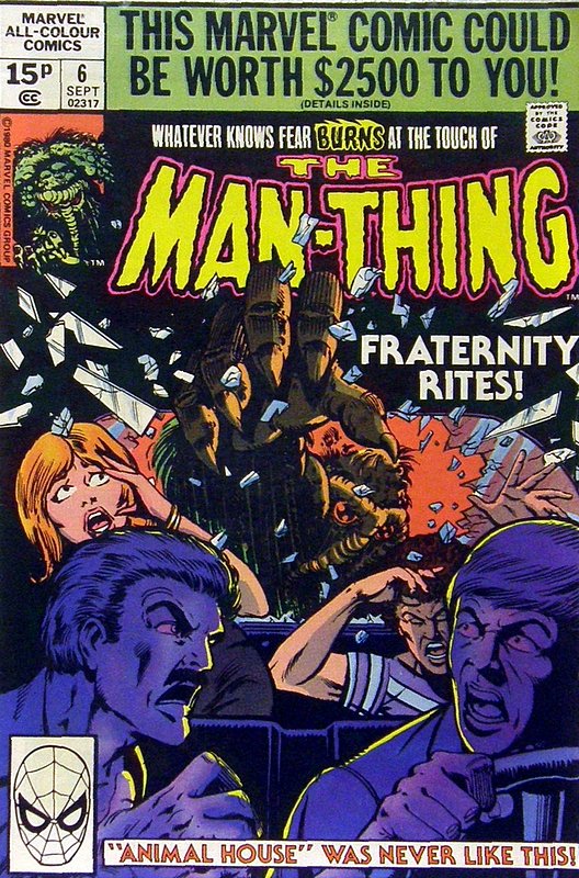 Cover of Man-Thing (Vol 2) #6. One of 250,000 Vintage American Comics on sale from Krypton!