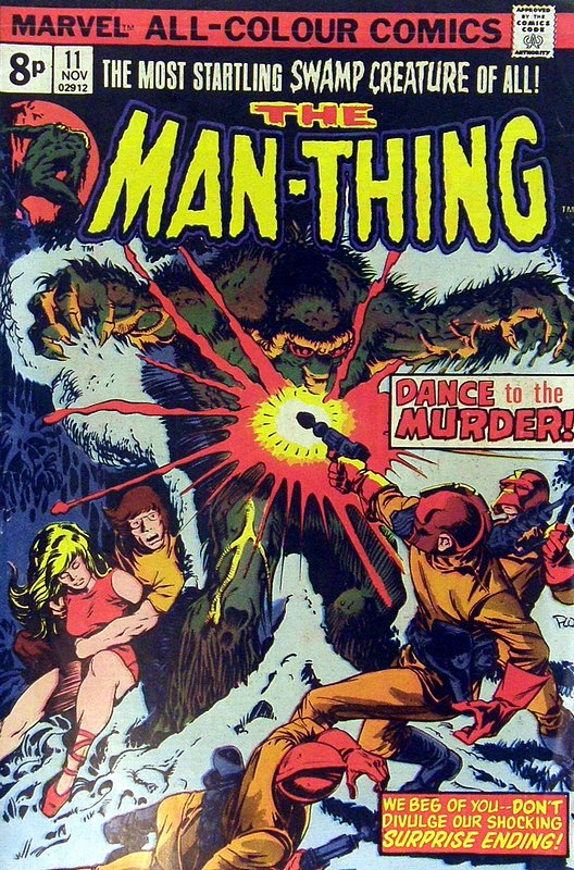 Cover of Man-Thing (Vol 1) #11. One of 250,000 Vintage American Comics on sale from Krypton!