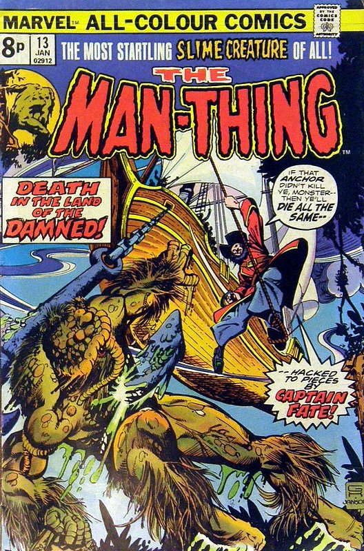 Cover of Man-Thing (Vol 1) #13. One of 250,000 Vintage American Comics on sale from Krypton!