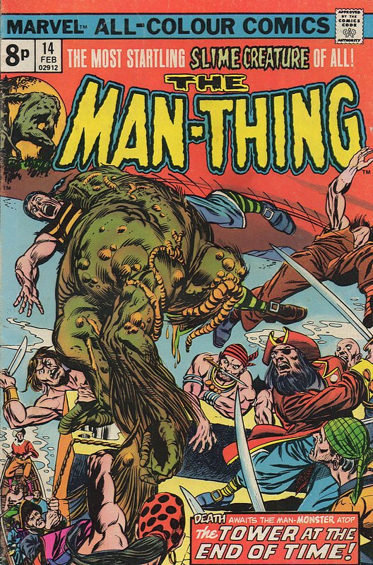 Cover of Man-Thing (Vol 1) #14. One of 250,000 Vintage American Comics on sale from Krypton!