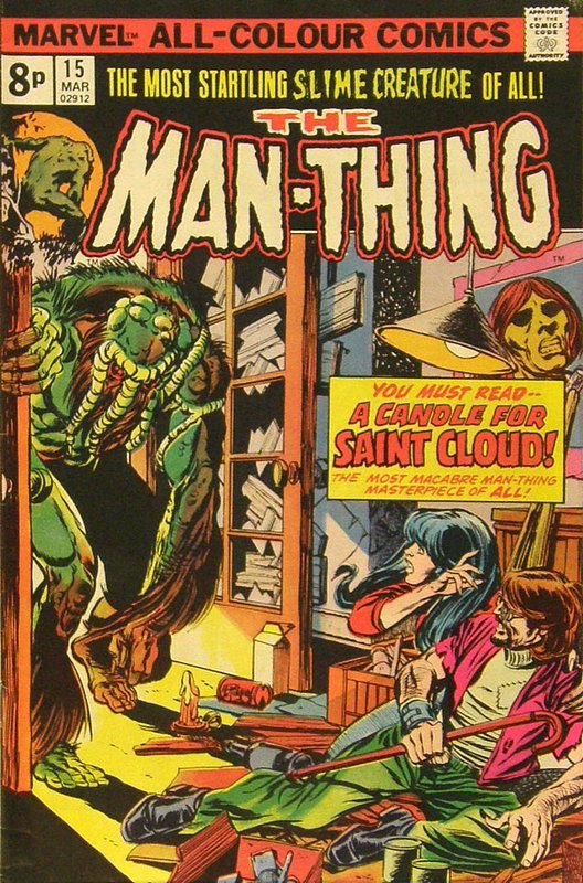 Cover of Man-Thing (Vol 1) #15. One of 250,000 Vintage American Comics on sale from Krypton!