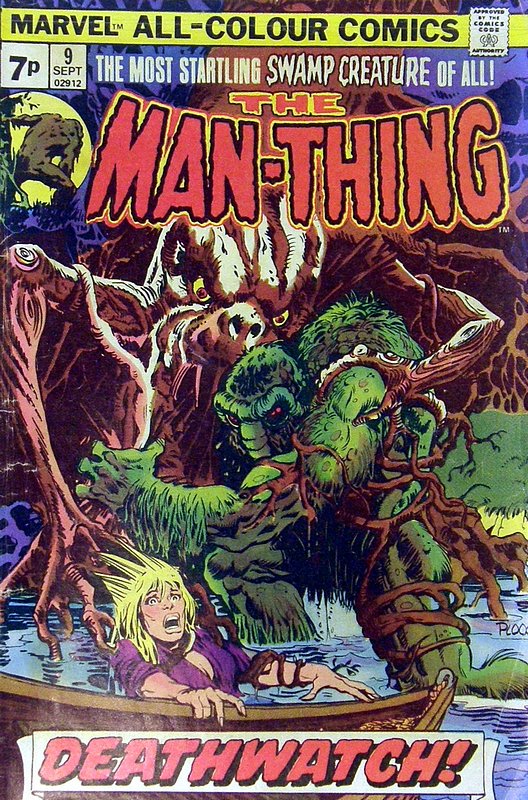 Cover of Man-Thing (Vol 1) #9. One of 250,000 Vintage American Comics on sale from Krypton!