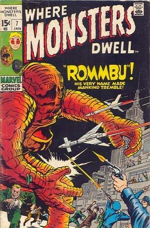 Cover of Where Monsters Dwell (Vol 1) #7. One of 250,000 Vintage American Comics on sale from Krypton!