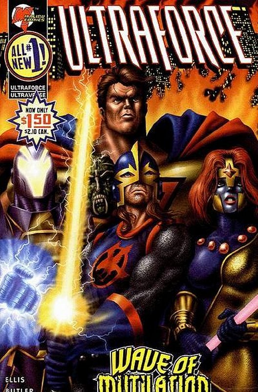 Cover of Ultraforce (Vol 2) #1. One of 250,000 Vintage American Comics on sale from Krypton!