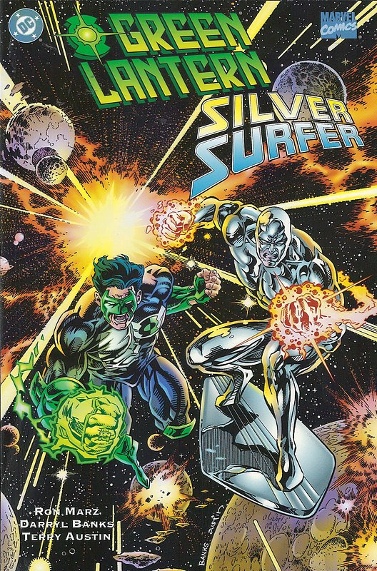 Cover of Green Lantern/Silver Surfer: Unholy Alliances #1. One of 250,000 Vintage American Comics on sale from Krypton!