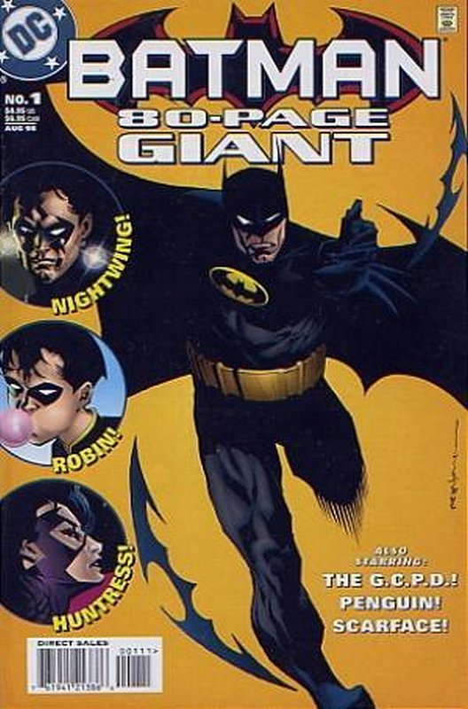 Cover of Batman 80 Page Giant (1998-99) #1. One of 250,000 Vintage American Comics on sale from Krypton!