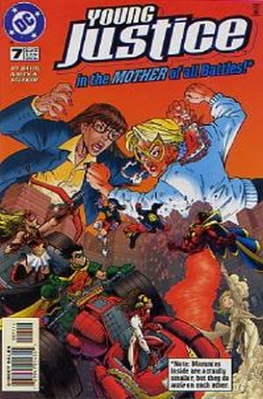 Cover of Young Justice (Vol 1) #7. One of 250,000 Vintage American Comics on sale from Krypton!