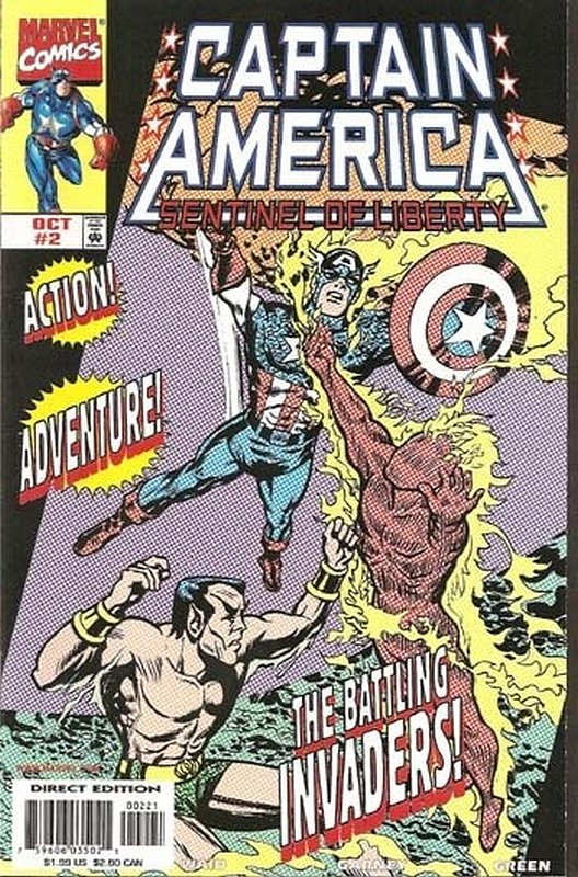 Cover of Captain America: Sentinel of Liberty (1998 Ltd) #2. One of 250,000 Vintage American Comics on sale from Krypton!
