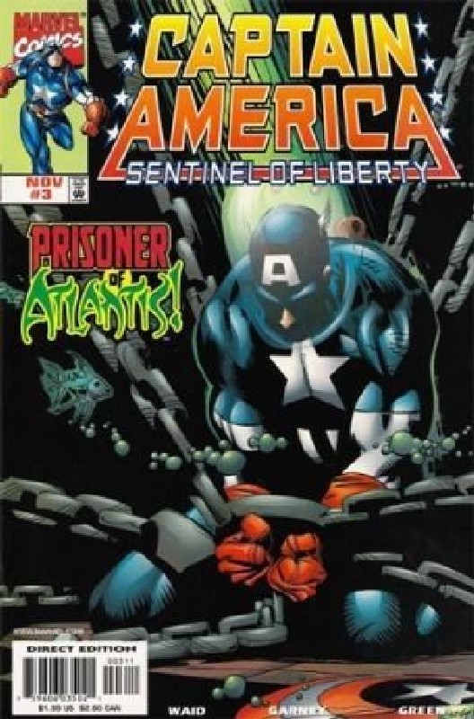 Cover of Captain America: Sentinel of Liberty (1998 Ltd) #3. One of 250,000 Vintage American Comics on sale from Krypton!