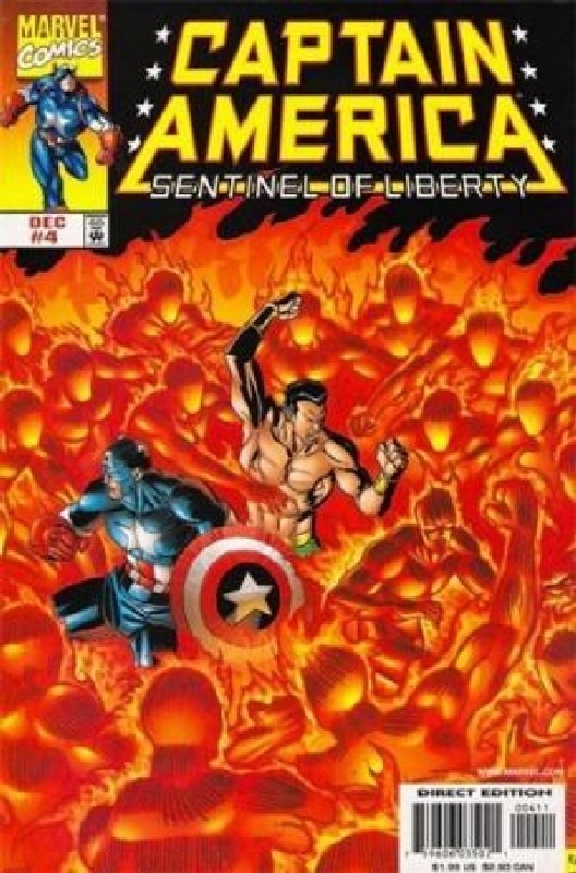 Cover of Captain America: Sentinel of Liberty (1998 Ltd) #4. One of 250,000 Vintage American Comics on sale from Krypton!