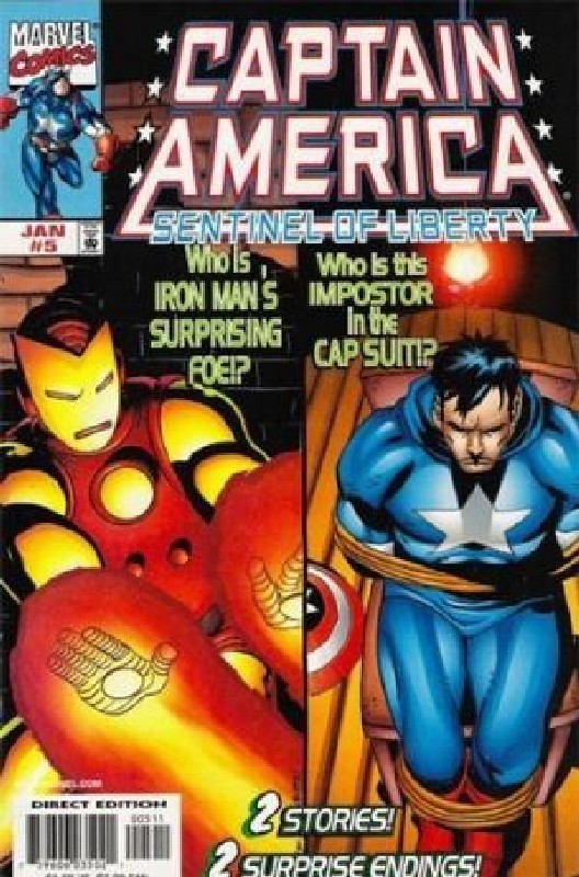 Cover of Captain America: Sentinel of Liberty (1998 Ltd) #5. One of 250,000 Vintage American Comics on sale from Krypton!