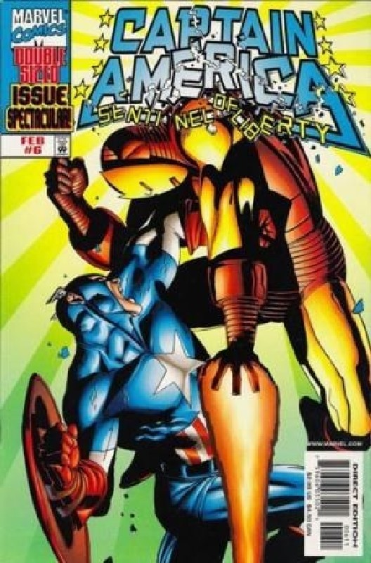 Cover of Captain America: Sentinel of Liberty (1998 Ltd) #6. One of 250,000 Vintage American Comics on sale from Krypton!