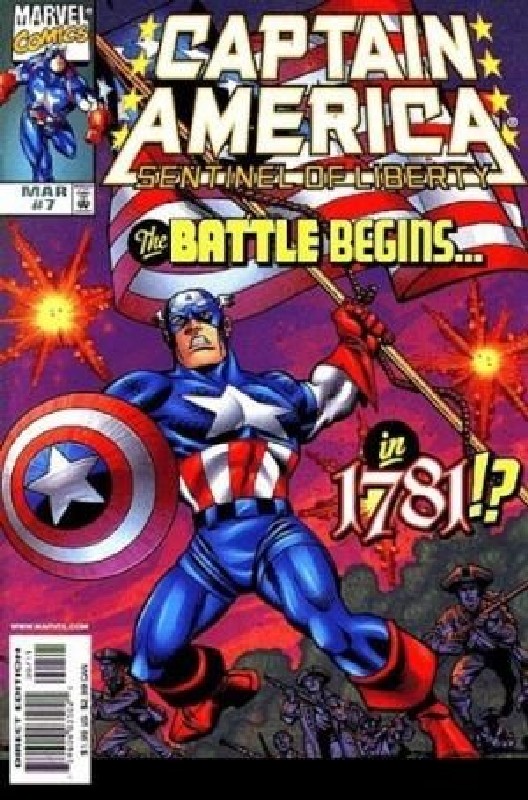 Cover of Captain America: Sentinel of Liberty (1998 Ltd) #7. One of 250,000 Vintage American Comics on sale from Krypton!