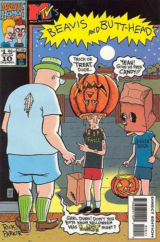 Cover of Beavis and Butt-Head #10. One of 250,000 Vintage American Comics on sale from Krypton!