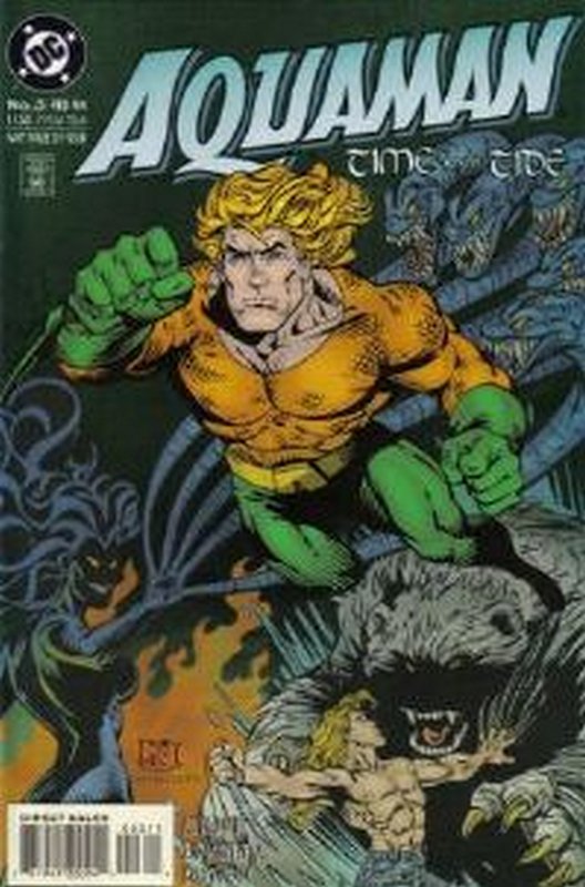 Cover of Aquaman Time & Tide (1993 Ltd) #3. One of 250,000 Vintage American Comics on sale from Krypton!