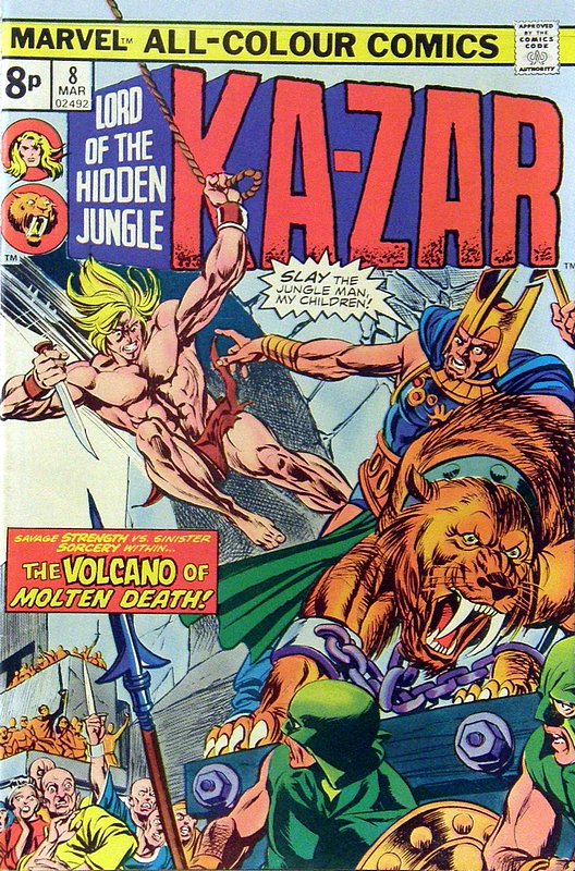 Cover of Ka-Zar (Vol 2) Lord of the Hidden Jungle #8. One of 250,000 Vintage American Comics on sale from Krypton!