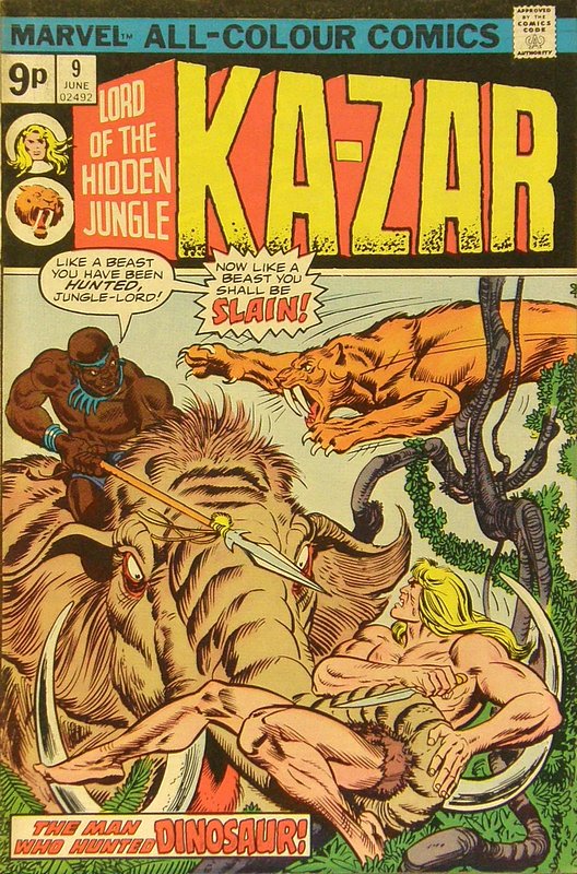 Cover of Ka-Zar (Vol 2) Lord of the Hidden Jungle #9. One of 250,000 Vintage American Comics on sale from Krypton!