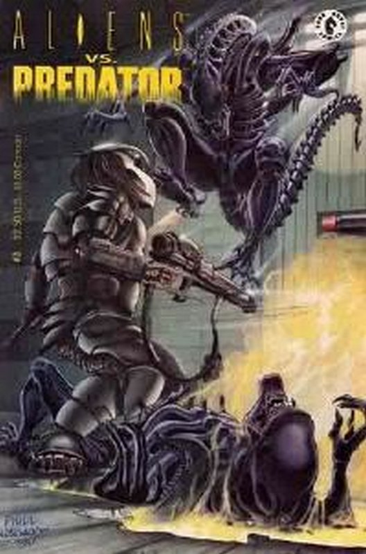 Cover of Aliens vs Predator (1990 Ltd) #3. One of 250,000 Vintage American Comics on sale from Krypton!