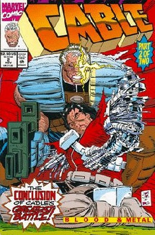 Cover of Cable: Blood & Metal (1992 Ltd) #2. One of 250,000 Vintage American Comics on sale from Krypton!
