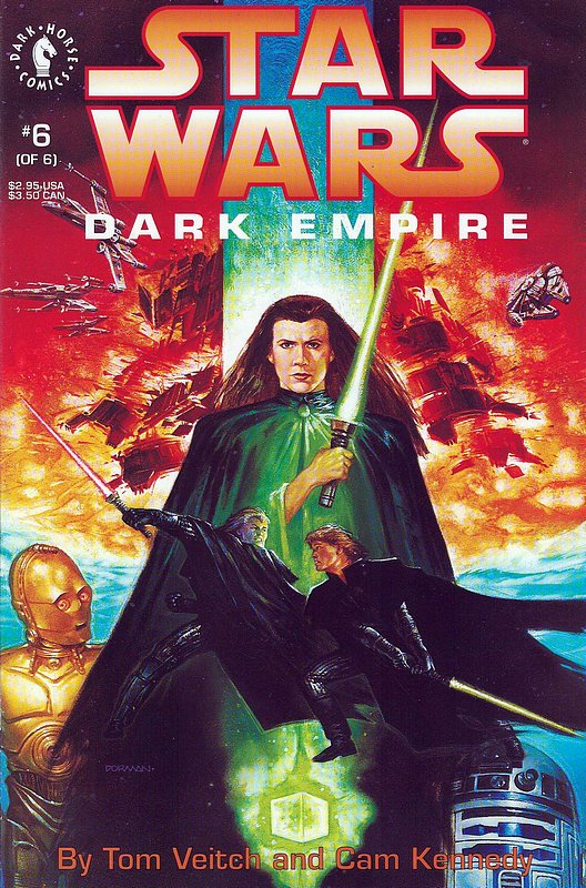 Cover of Star Wars: Dark Empire (1992 Ltd) #6. One of 250,000 Vintage American Comics on sale from Krypton!