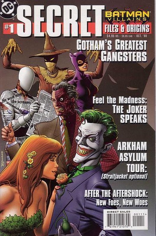 Cover of Batman Villains Secret Files (1998 One Shot) #1. One of 250,000 Vintage American Comics on sale from Krypton!