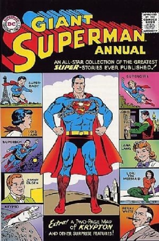 Cover of Superman Annual - Giant - Replica Edition (1998) #1. One of 250,000 Vintage American Comics on sale from Krypton!