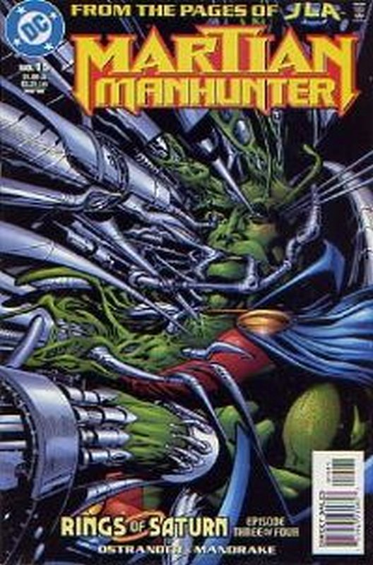 Cover of Martian Manhunter (Vol 1) #15. One of 250,000 Vintage American Comics on sale from Krypton!