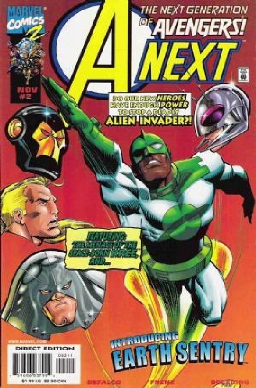 Cover of A-Next (Vol 1) #2. One of 250,000 Vintage American Comics on sale from Krypton!