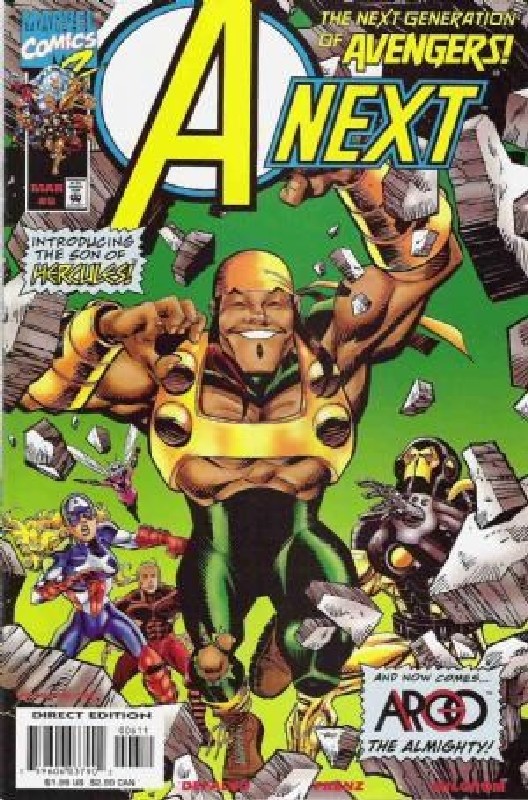 Cover of A-Next (Vol 1) #6. One of 250,000 Vintage American Comics on sale from Krypton!