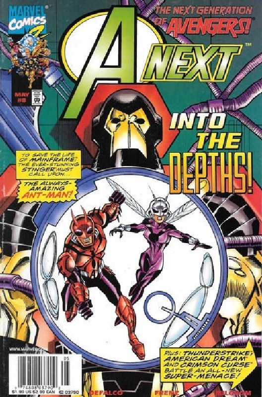 Cover of A-Next (Vol 1) #8. One of 250,000 Vintage American Comics on sale from Krypton!