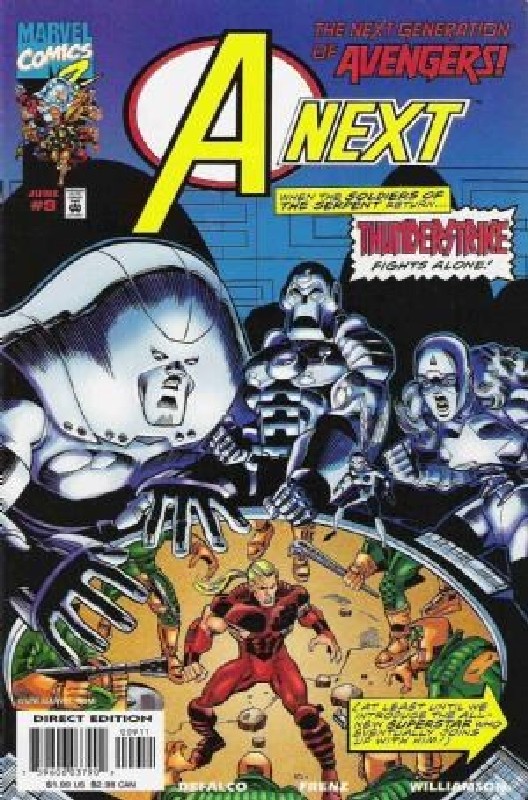 Cover of A-Next (Vol 1) #9. One of 250,000 Vintage American Comics on sale from Krypton!