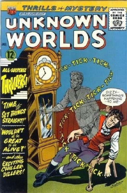 Cover of Unknown Worlds (Vol 1) #40. One of 250,000 Vintage American Comics on sale from Krypton!
