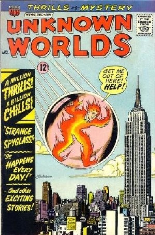 Cover of Unknown Worlds (Vol 1) #44. One of 250,000 Vintage American Comics on sale from Krypton!