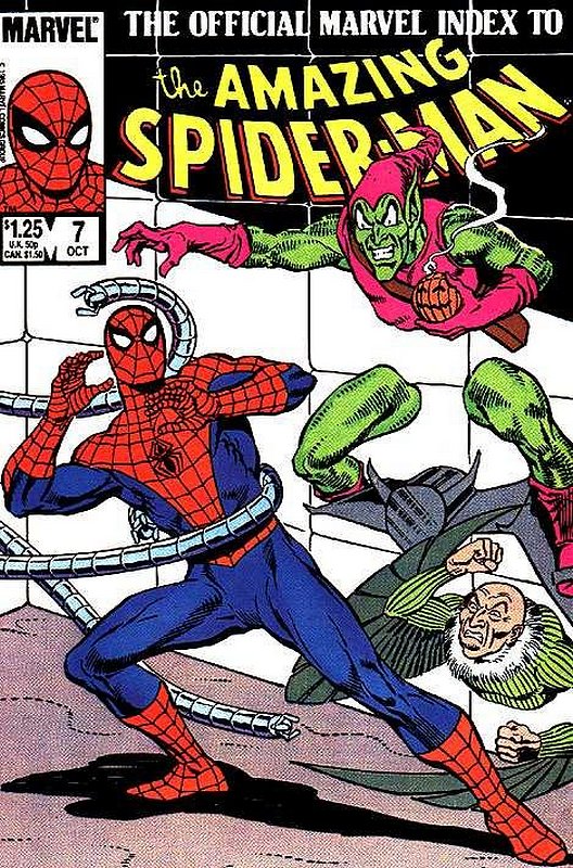 Cover of Amazing Spider-Man (Vol 1) The Official Index to #7. One of 250,000 Vintage American Comics on sale from Krypton!