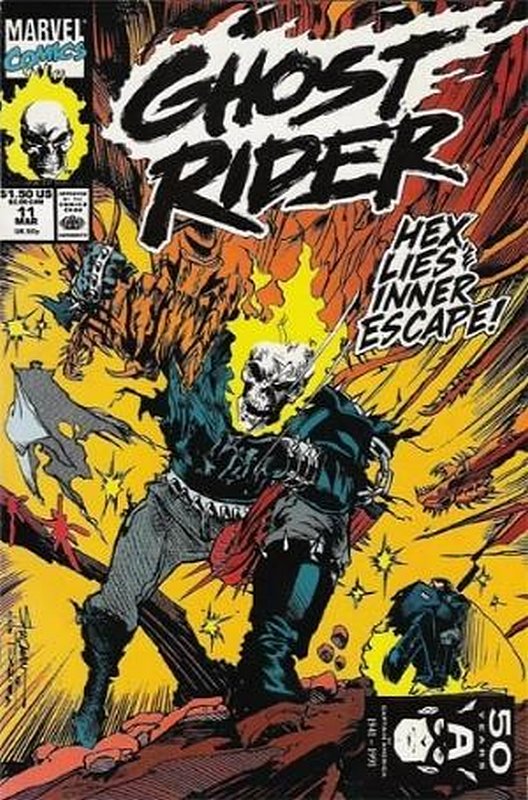 Cover of Ghost Rider (Vol 2) #11. One of 250,000 Vintage American Comics on sale from Krypton!