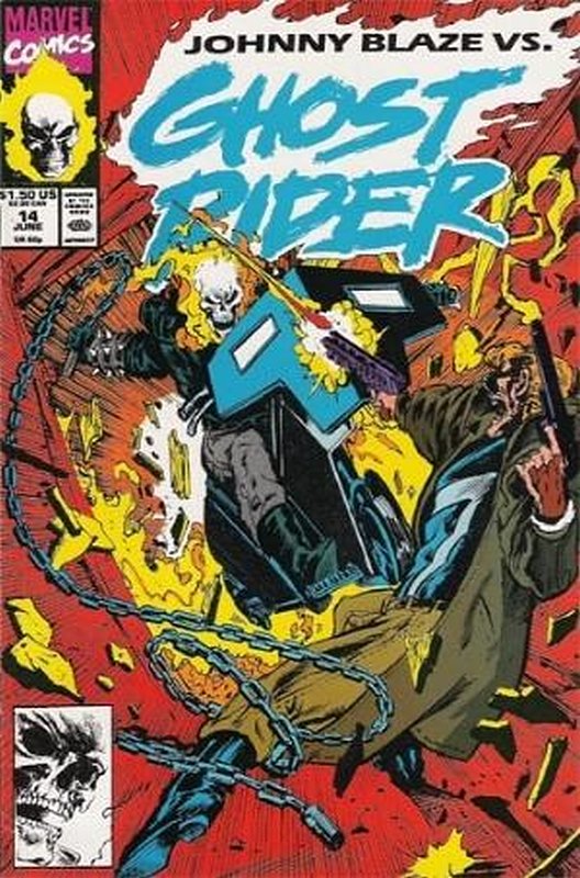 Cover of Ghost Rider (Vol 2) #14. One of 250,000 Vintage American Comics on sale from Krypton!