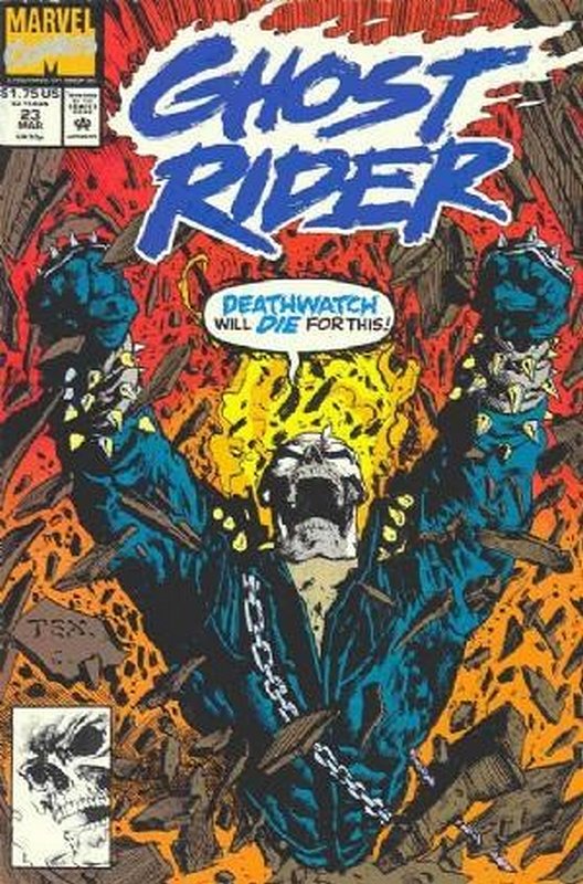 Cover of Ghost Rider (Vol 2) #23. One of 250,000 Vintage American Comics on sale from Krypton!