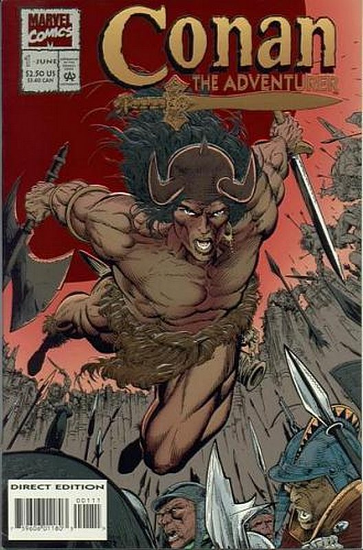 Cover of Conan the Adventurer (Vol 1) #1. One of 250,000 Vintage American Comics on sale from Krypton!