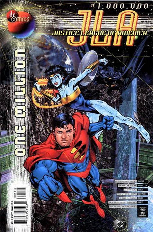 Cover of JLA One Million (1998 One Shot) #1. One of 250,000 Vintage American Comics on sale from Krypton!