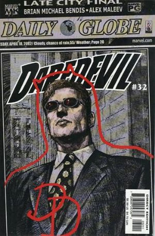 Cover of Daredevil (Vol 2) #32. One of 250,000 Vintage American Comics on sale from Krypton!