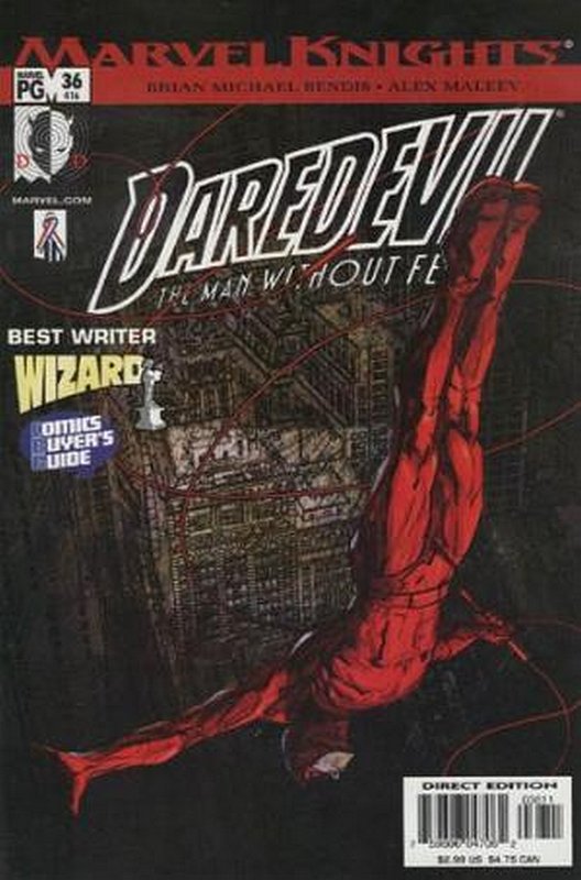 Cover of Daredevil (Vol 2) #36. One of 250,000 Vintage American Comics on sale from Krypton!