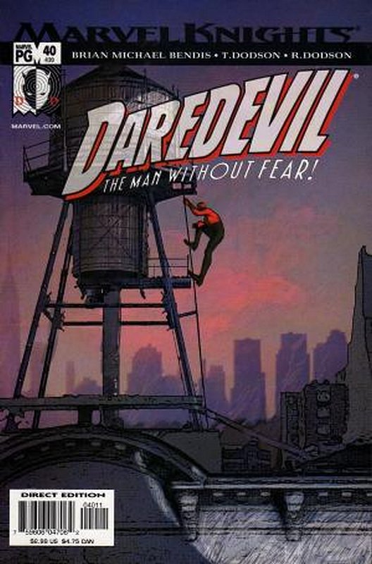 Cover of Daredevil (Vol 2) #40. One of 250,000 Vintage American Comics on sale from Krypton!