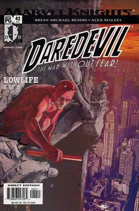Cover of Daredevil (Vol 2) #42. One of 250,000 Vintage American Comics on sale from Krypton!