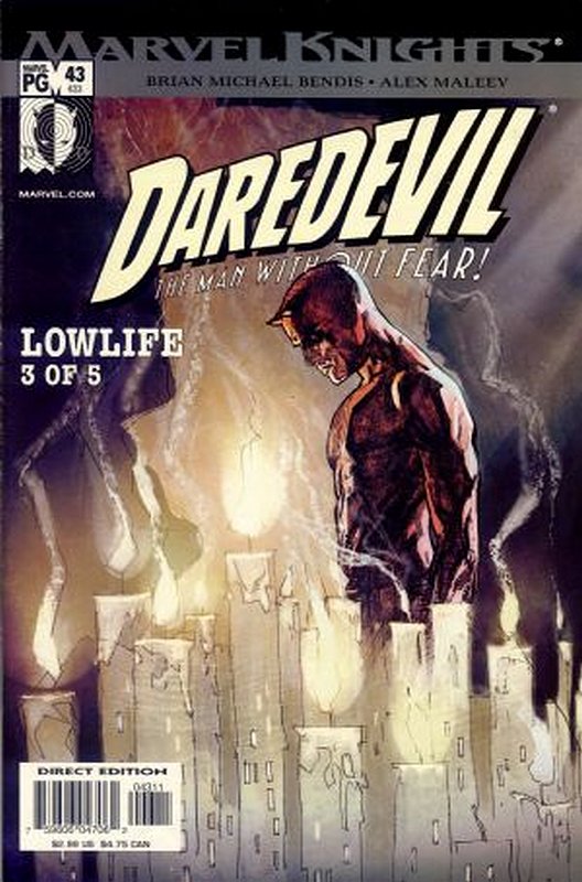 Cover of Daredevil (Vol 2) #43. One of 250,000 Vintage American Comics on sale from Krypton!