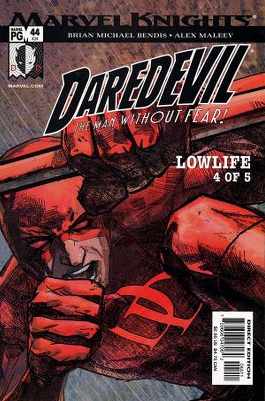 Cover of Daredevil (Vol 2) #44. One of 250,000 Vintage American Comics on sale from Krypton!
