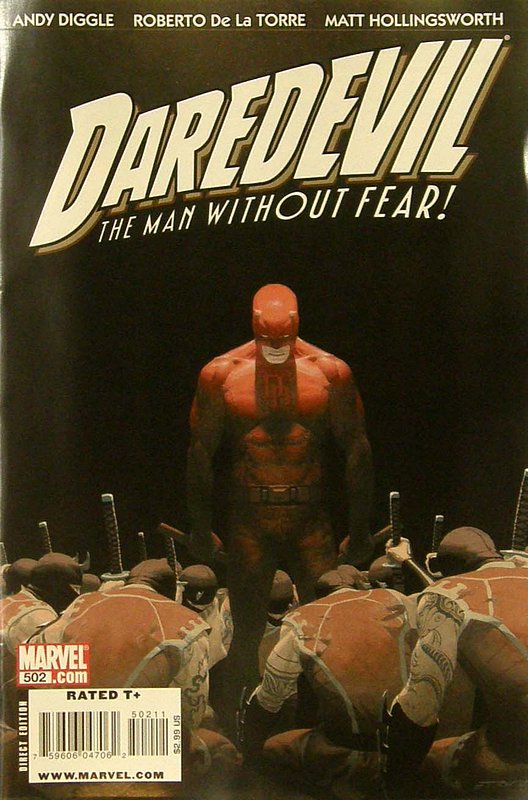 Cover of Daredevil (Vol 2) #502. One of 250,000 Vintage American Comics on sale from Krypton!