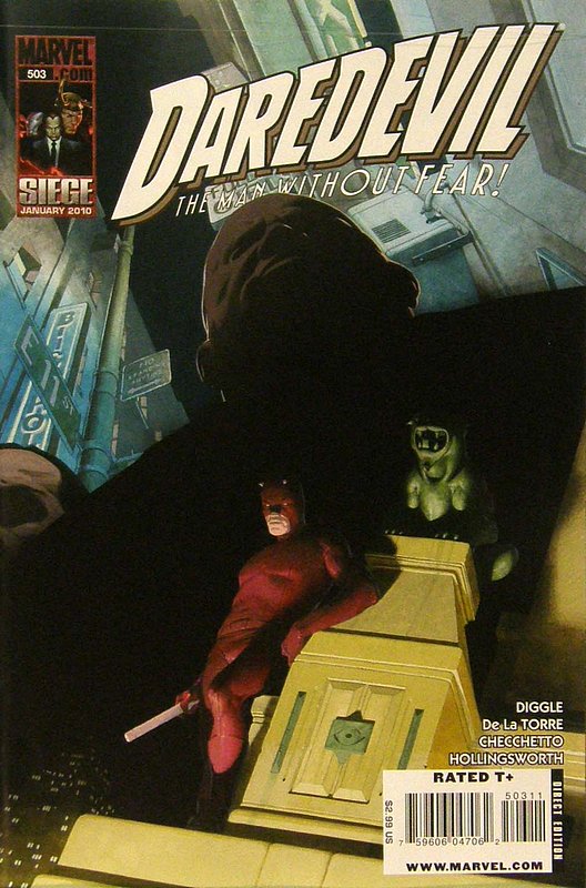 Cover of Daredevil (Vol 2) #503. One of 250,000 Vintage American Comics on sale from Krypton!