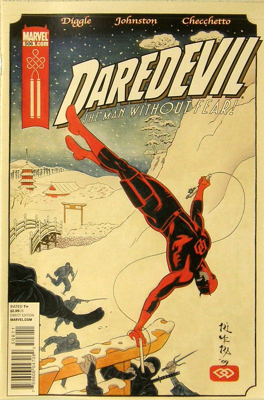 Cover of Daredevil (Vol 2) #506. One of 250,000 Vintage American Comics on sale from Krypton!